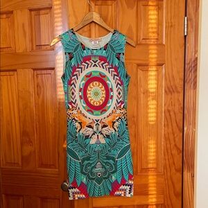 Mara Hoffman Multicolor Graphic Mini Dress